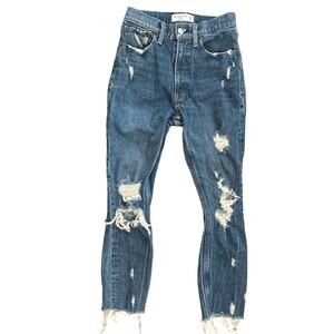 Abercrombie & Fitch The Mom High Rise Jean Size 24